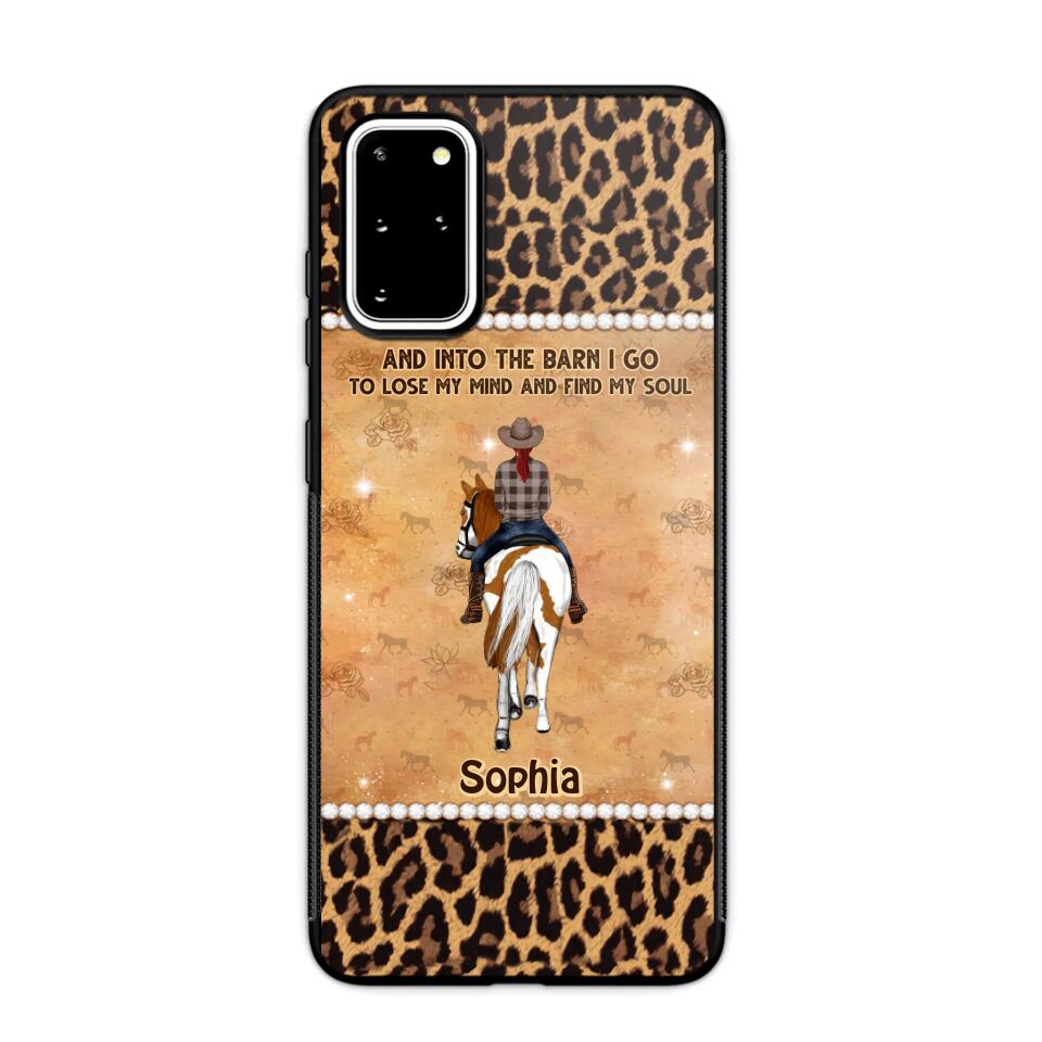 Personalized Horse Riding Lover Phone Case Printed 22AUG-HQ10