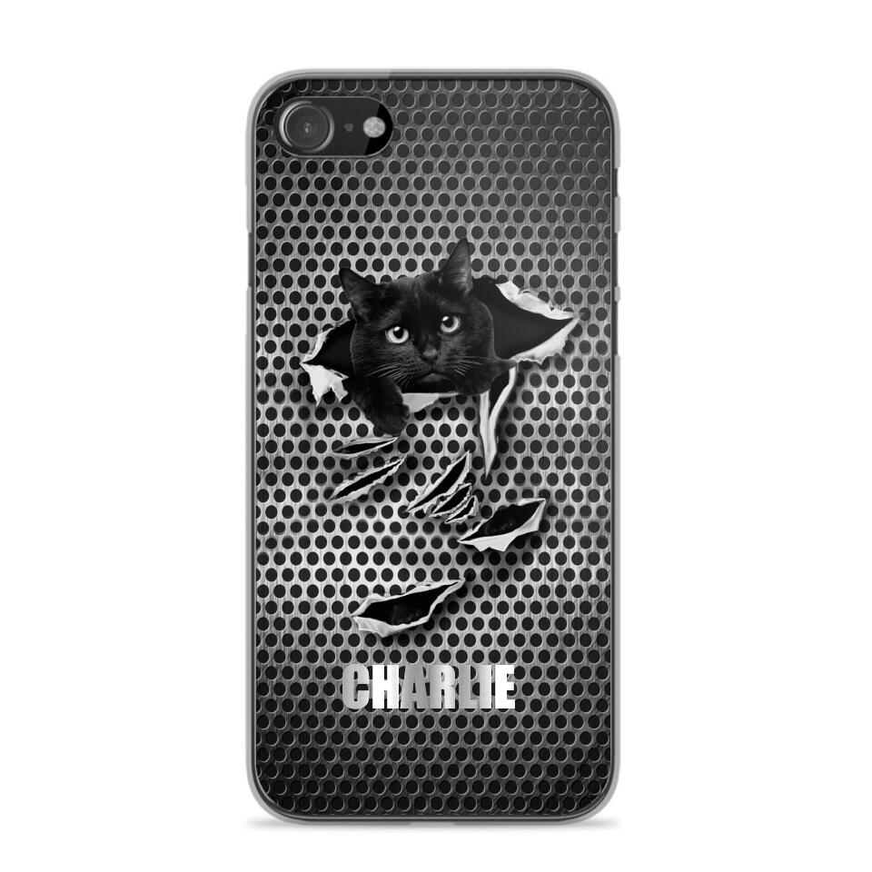 Personalized Cat Custom Name Phonecase NQMA1008