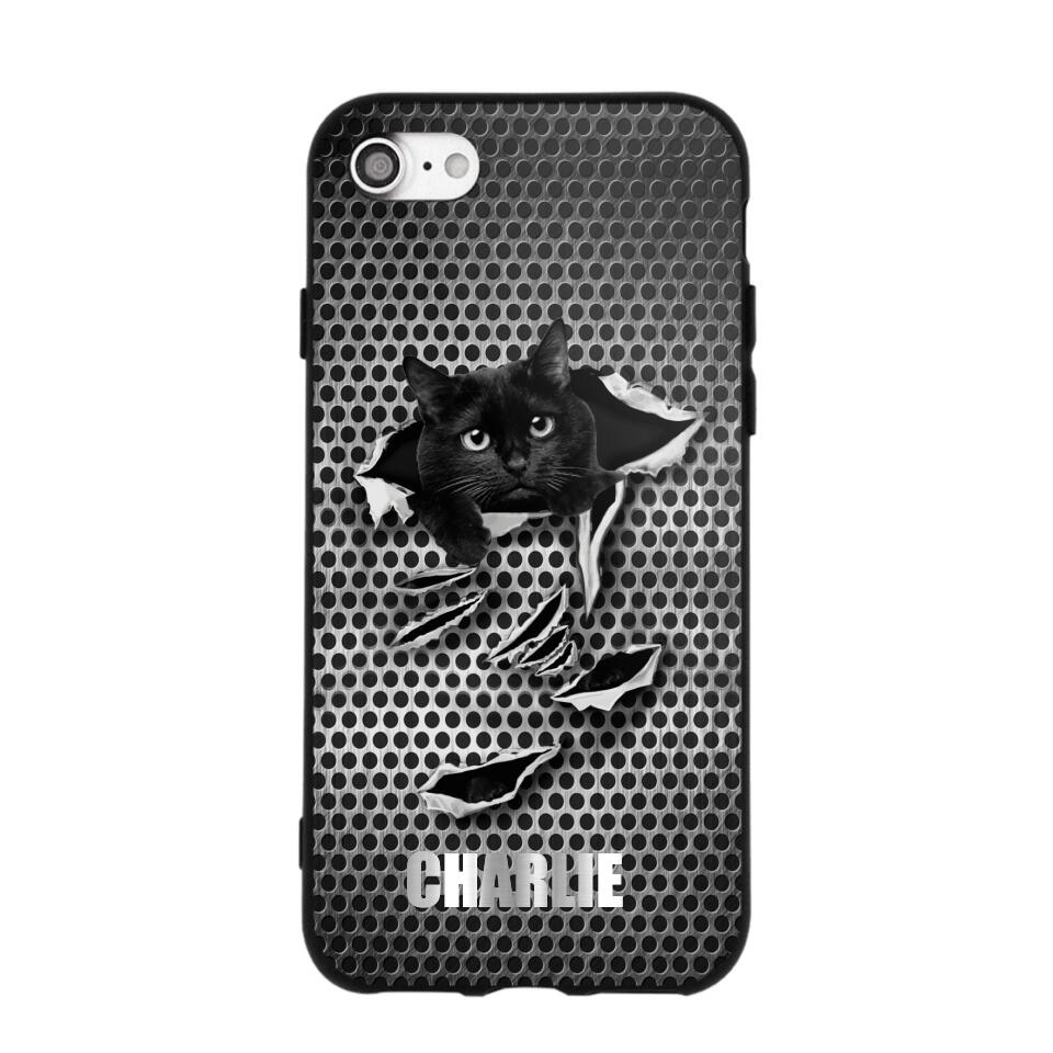 Personalized Cat Custom Name Phonecase NQMA1008