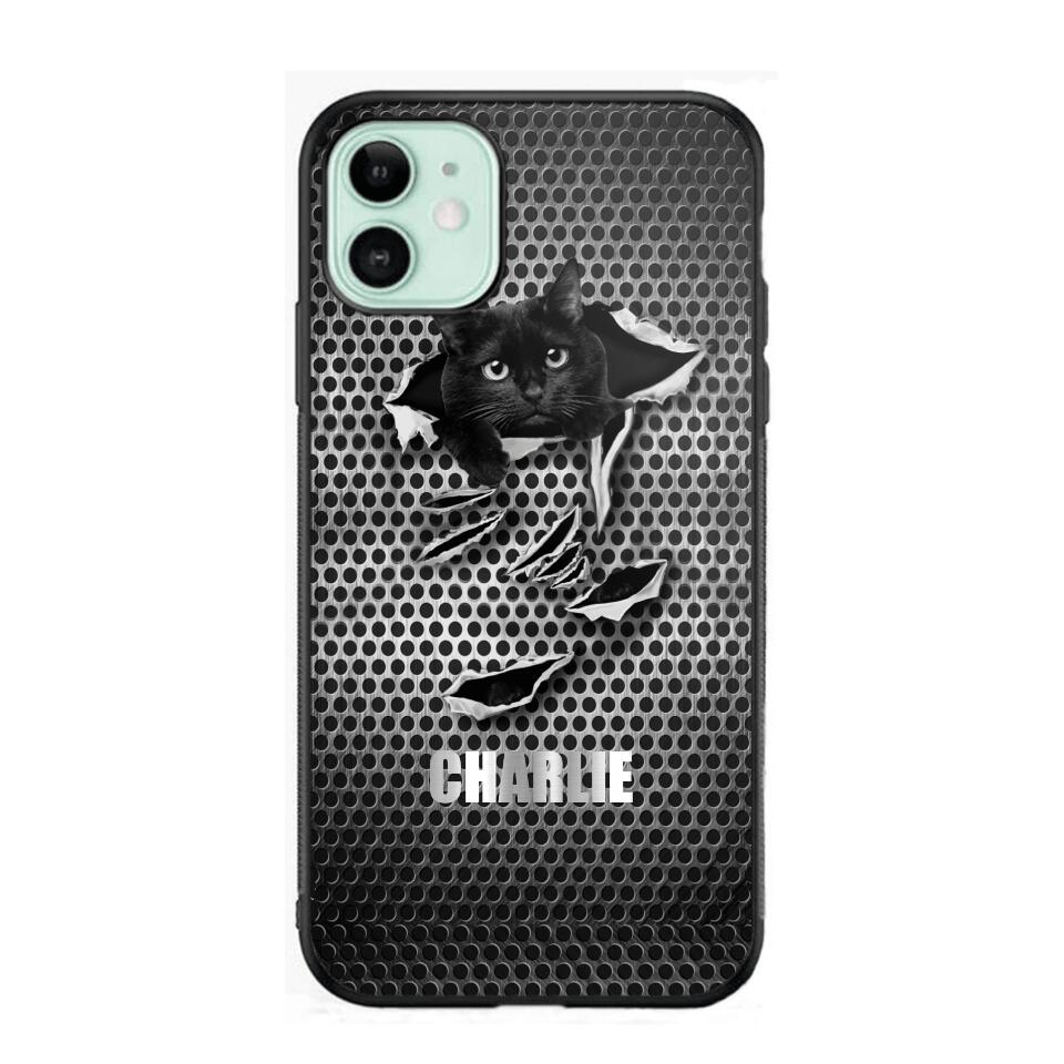 Personalized Cat Custom Name Phonecase NQMA1008