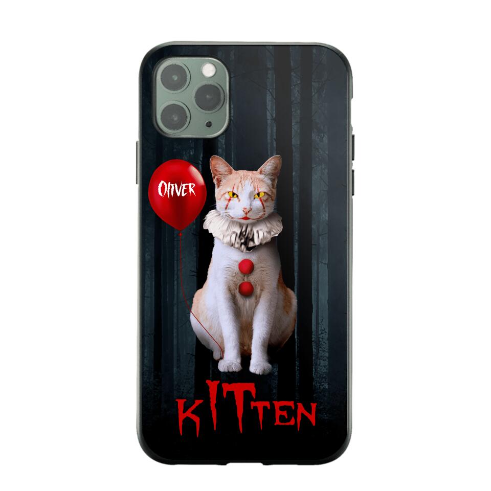 Personalized Kitten Halloween Day Phonecase QTDT1308