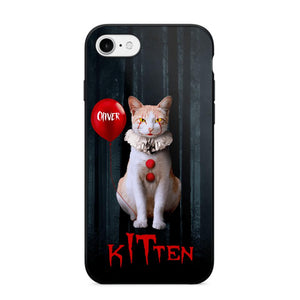 Personalized Kitten Halloween Day Phonecase QTDT1308