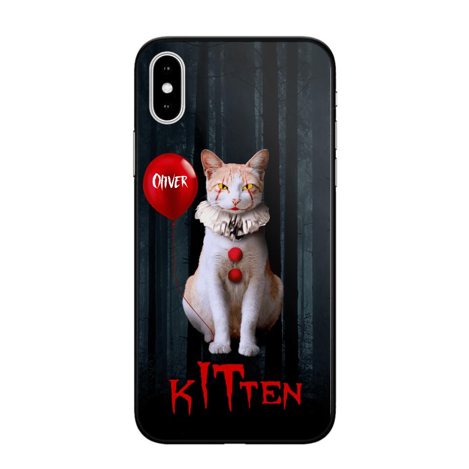 Personalized Kitten Halloween Day Phonecase QTDT1308