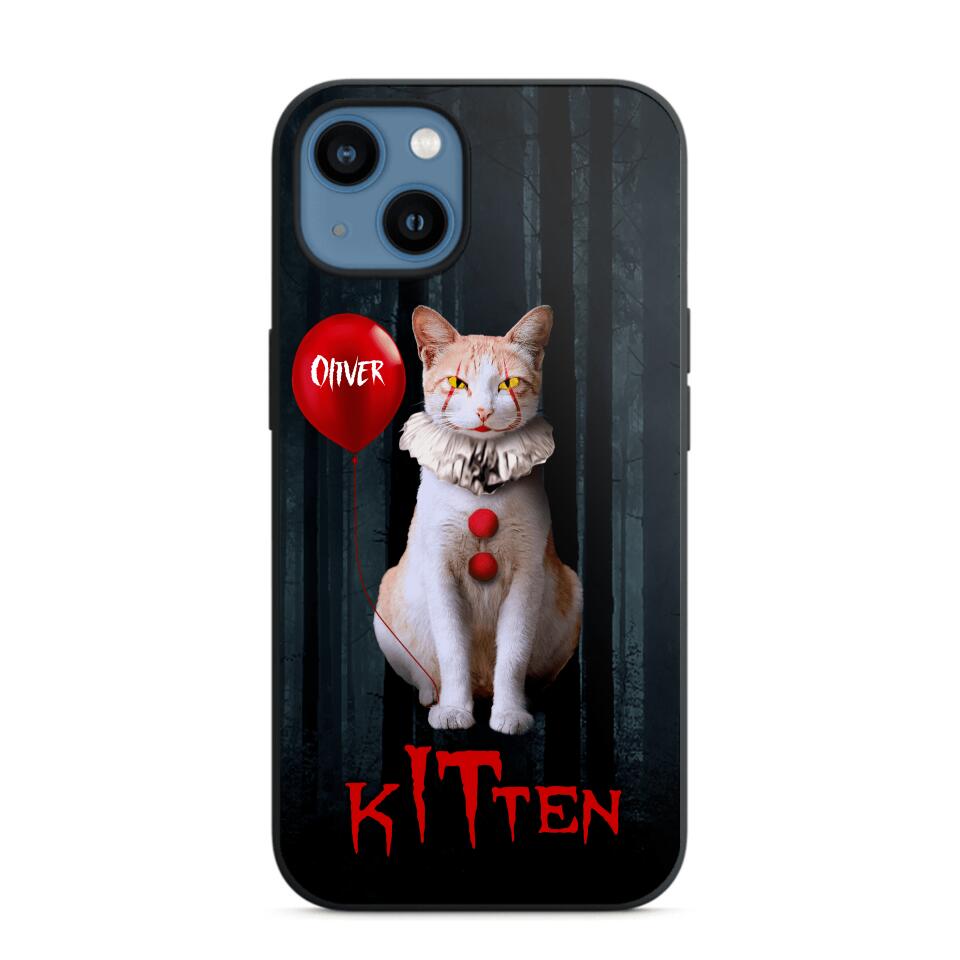 Personalized Kitten Halloween Day Phonecase QTDT1308