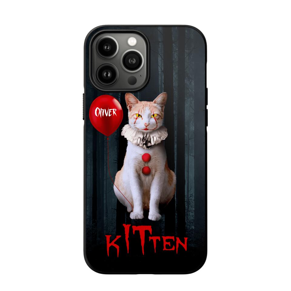 Personalized Kitten Halloween Day Phonecase QTDT1308