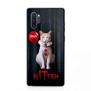 Personalized Kitten Halloween Day Phonecase QTDT1308