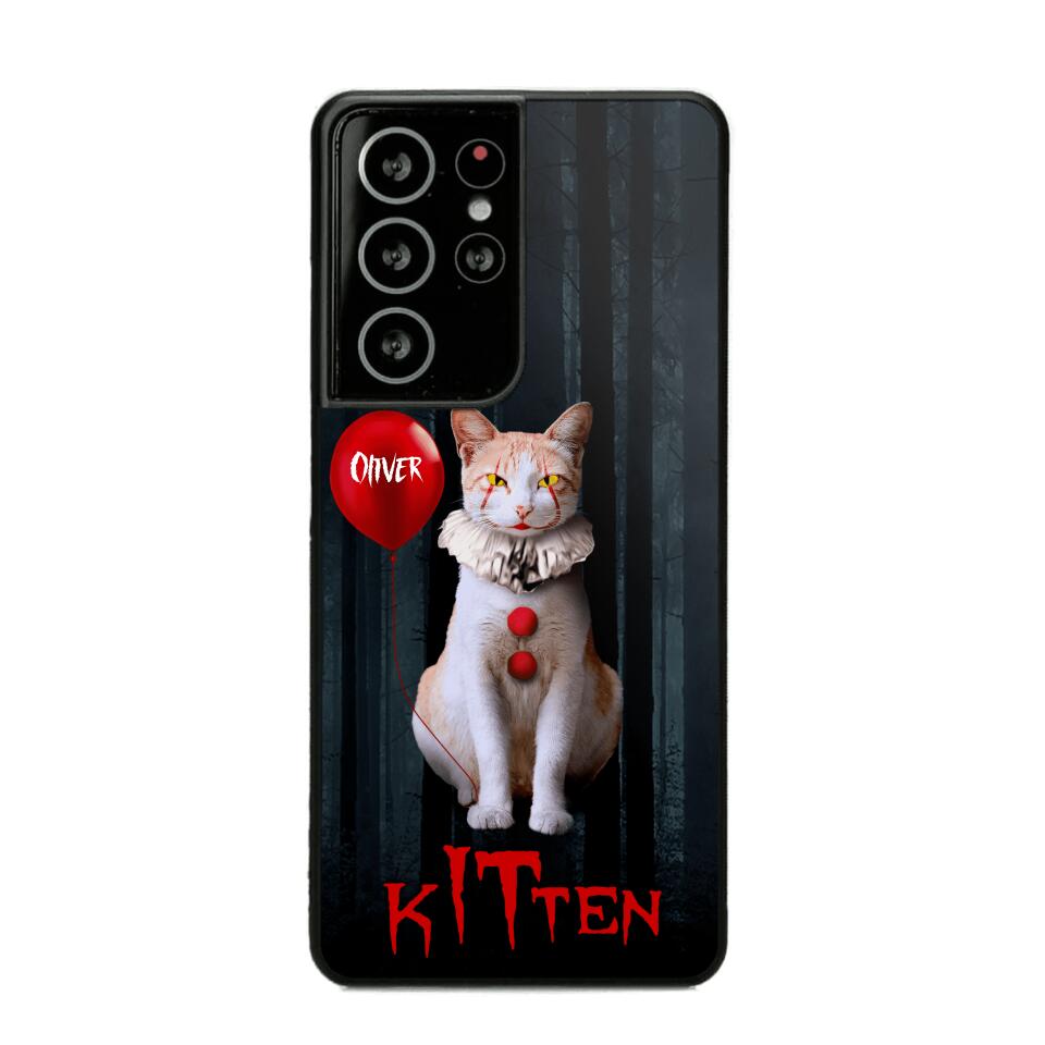 Personalized Kitten Halloween Day Phonecase QTDT1308