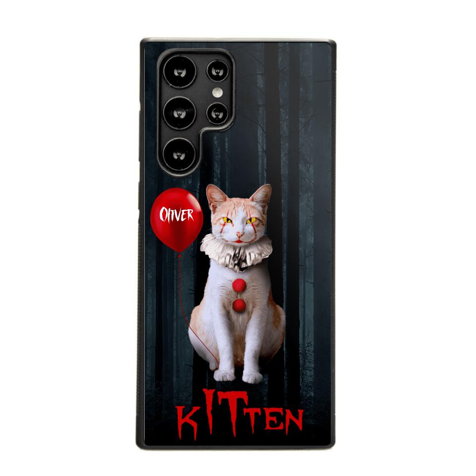 Personalized Kitten Halloween Day Phonecase QTDT1308