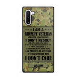 Personalized Australian Veteran/Soldier Phone Case Printed 22AUG-HY13