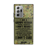 Personalized Australian Veteran/Soldier Phone Case Printed 22AUG-HY13