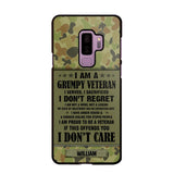 Personalized Australian Veteran/Soldier Phone Case Printed 22AUG-HY13