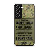 Personalized Australian Veteran/Soldier Phone Case Printed 22AUG-HY13