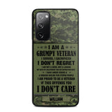 Personalized Canadian Veteran/Soldier Phone Case Printed 22AUG-HY13