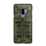 Personalized Canadian Veteran/Soldier Phone Case Printed 22AUG-HY13