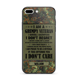 Personalized German Veteran/Soldier Phone Case Printed 22AUG-HY13