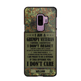 Personalized German Veteran/Soldier Phone Case Printed 22AUG-HY13