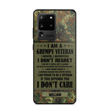 Personalized German Veteran/Soldier Phone Case Printed 22AUG-HY13