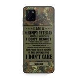 Personalized German Veteran/Soldier Phone Case Printed 22AUG-HY13