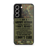 Personalized German Veteran/Soldier Phone Case Printed 22AUG-HY13