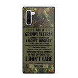 Personalized German Veteran/Soldier Phone Case Printed 22AUG-HY13