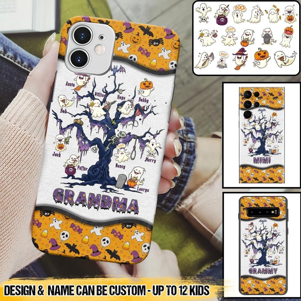 Personalized Ghost Kid Numbers Halloween Phone Case Printed NQVQ1308