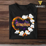 Personalized Grandma Custom Kid Numbers Halloween Tshirt Printed NQDT1308