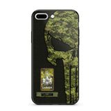 Personalized Canadian Solider/ Veteran Skull Phonecase Printed QTDT1508