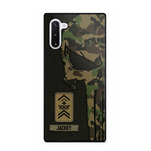 Personalized Swiss Solider/ Veteran Skull Phonecase Printed QTDT1508