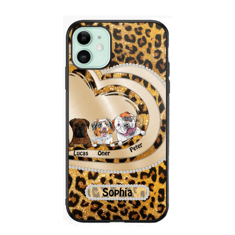 Personalized Dog Lover Phone Case Printed 22AUG-DT15