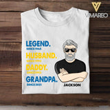 Personalized Vintage Legend Husband Daddy Since Years Man Sweden Tshirt Printed DMHY1508