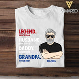 Personalized Vintage Legend Husband Daddy Since Years Man Netherland Tshirt Printed DMHY1508