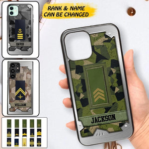 Personalized Solider/ Veteran Sweden Phone Case Printed DMDT1508