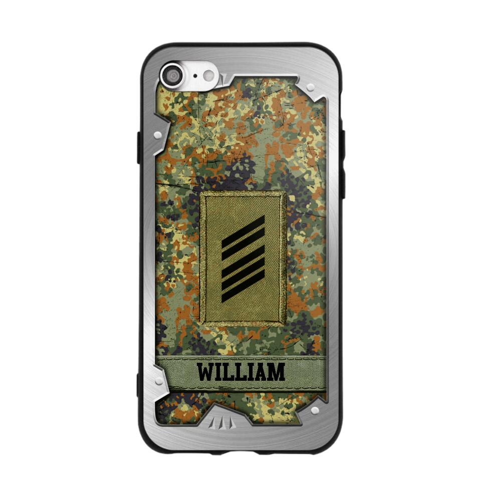 Personalized Solider/ Veteran German Phone Case Printed DMDT1508