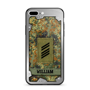 Personalized Solider/ Veteran German Phone Case Printed DMDT1508