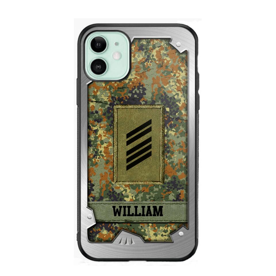 Personalized Solider/ Veteran German Phone Case Printed DMDT1508