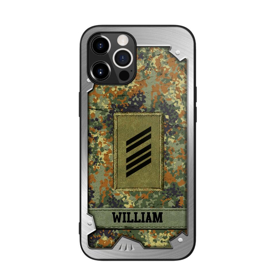 Personalized Solider/ Veteran German Phone Case Printed DMDT1508