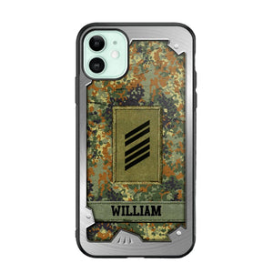 Personalized Solider/ Veteran German Phone Case Printed DMDT1508