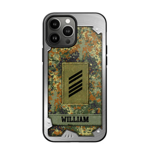 Personalized Solider/ Veteran German Phone Case Printed DMDT1508