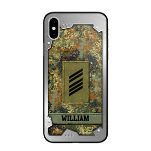 Personalized Solider/ Veteran German Phone Case Printed DMDT1508