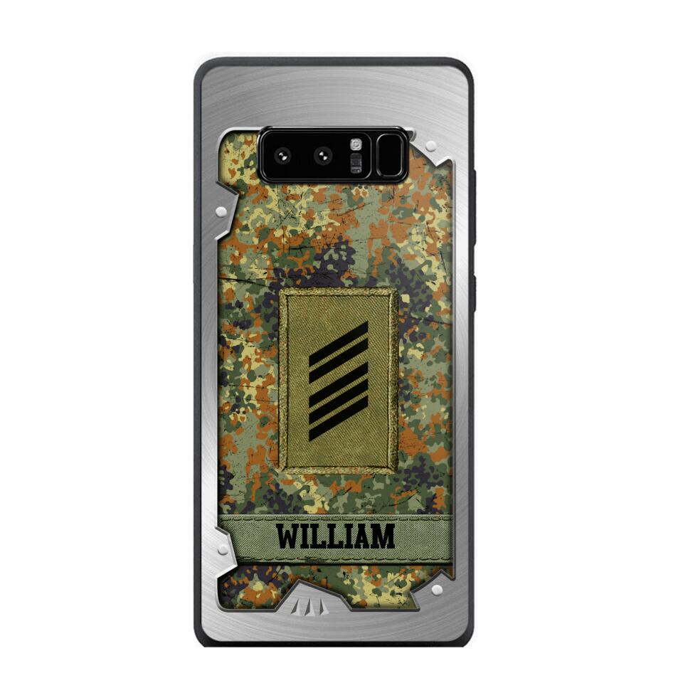 Personalized Solider/ Veteran German Phone Case Printed DMDT1508