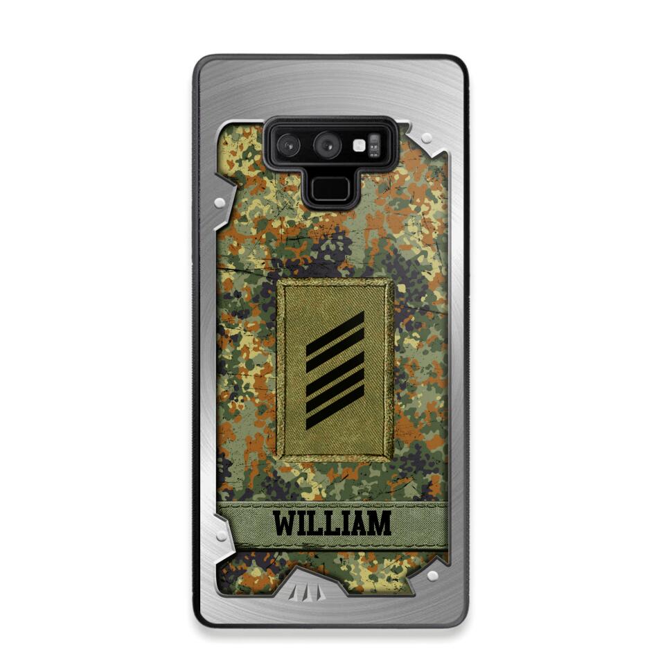 Personalized Solider/ Veteran German Phone Case Printed DMDT1508