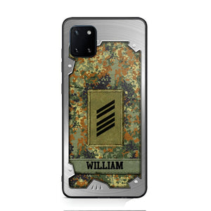 Personalized Solider/ Veteran German Phone Case Printed DMDT1508