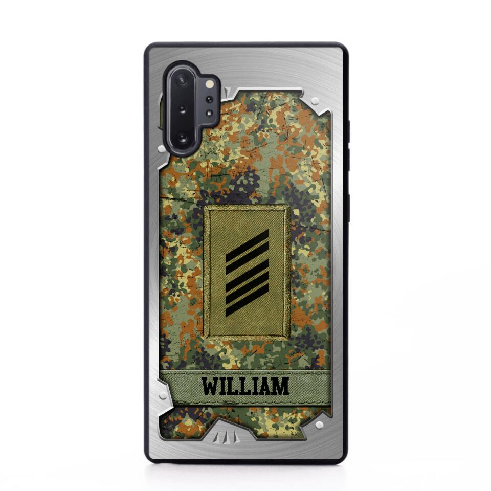 Personalized Solider/ Veteran German Phone Case Printed DMDT1508