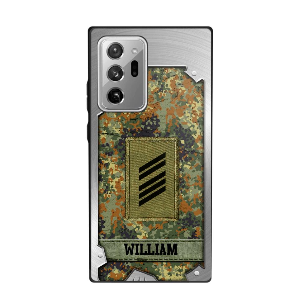 Personalized Solider/ Veteran German Phone Case Printed DMDT1508