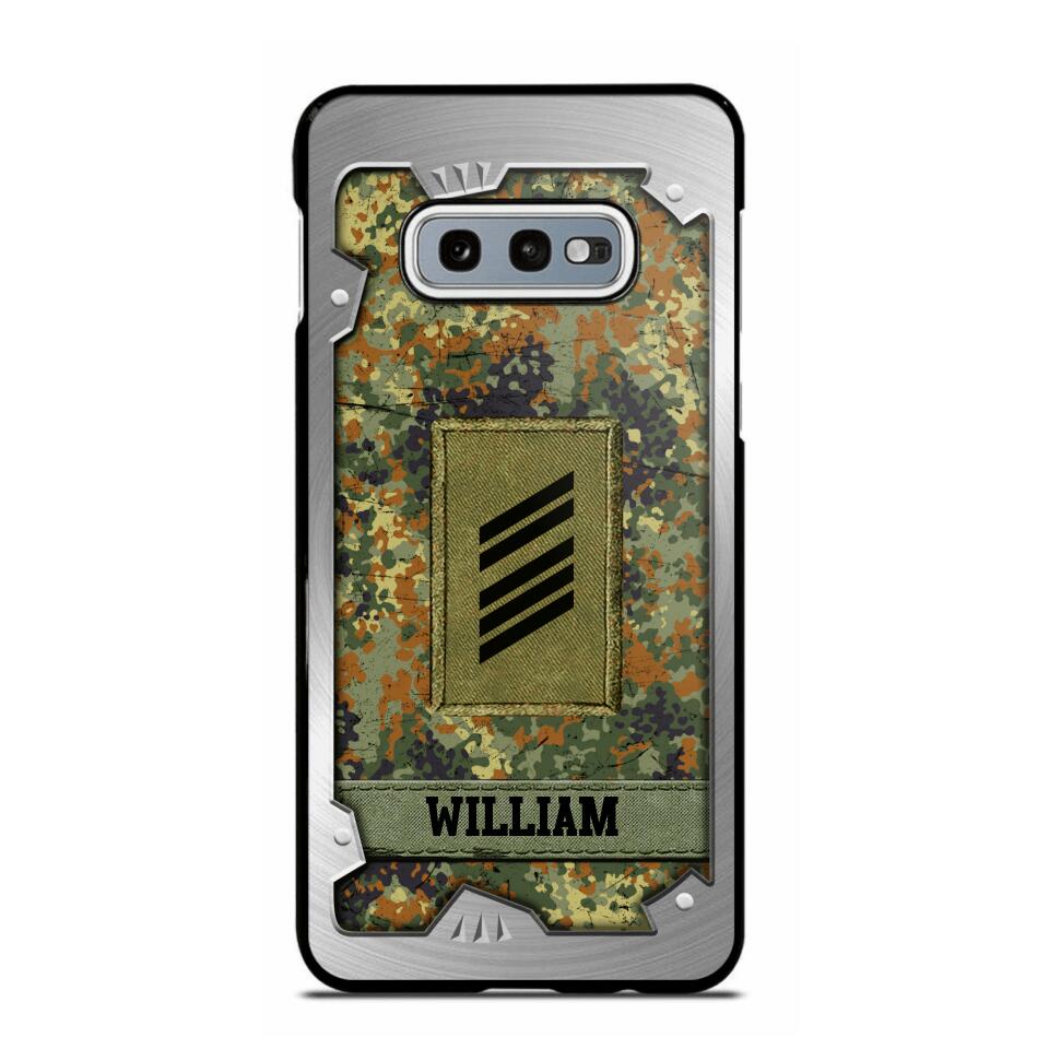 Personalized Solider/ Veteran German Phone Case Printed DMDT1508