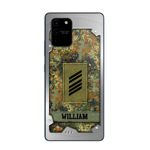 Personalized Solider/ Veteran German Phone Case Printed DMDT1508