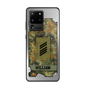 Personalized Solider/ Veteran German Phone Case Printed DMDT1508