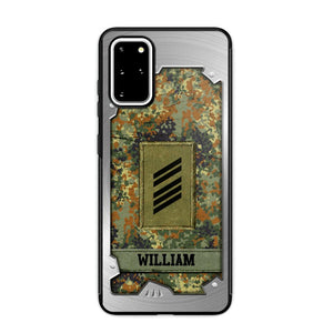 Personalized Solider/ Veteran German Phone Case Printed DMDT1508