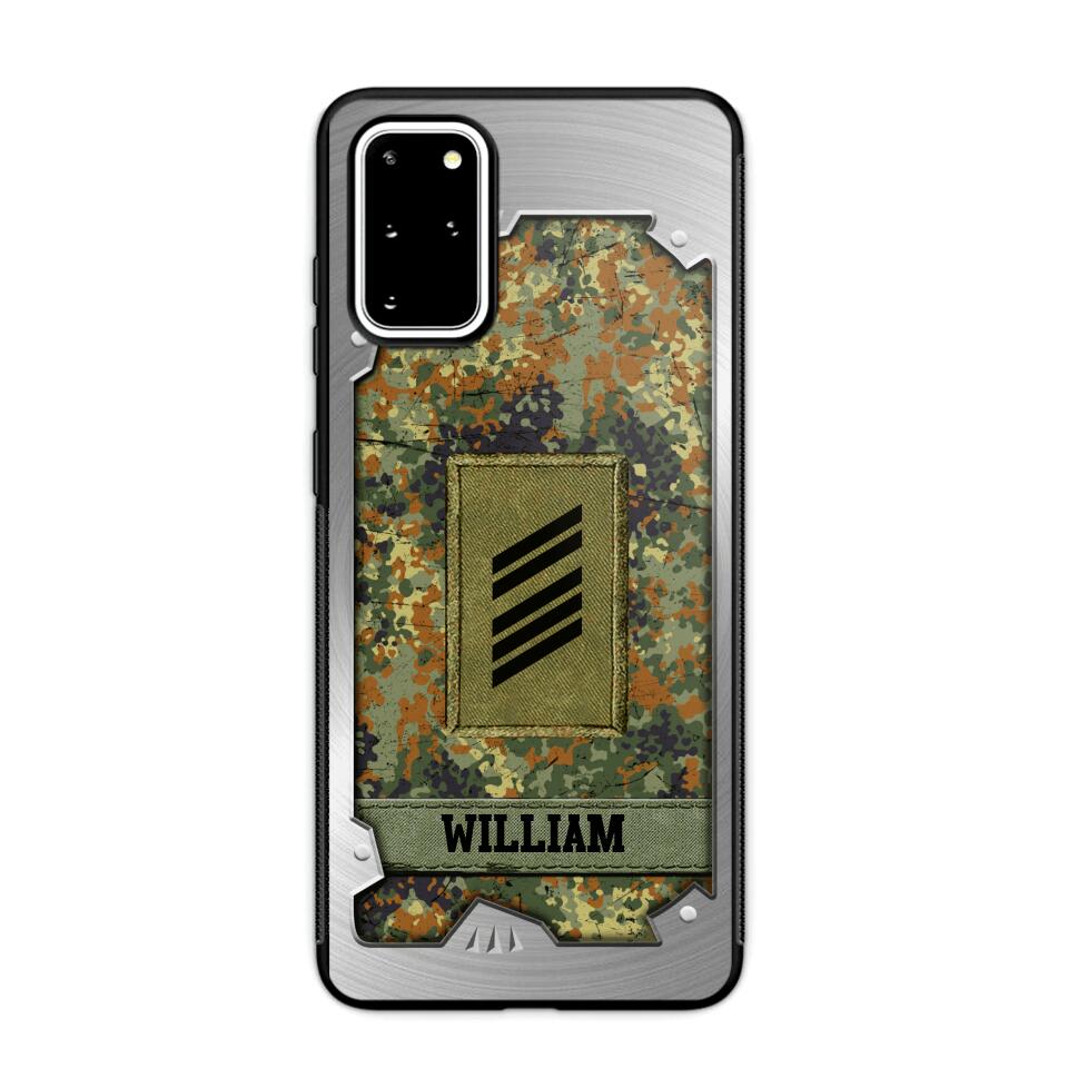 Personalized Solider/ Veteran German Phone Case Printed DMDT1508