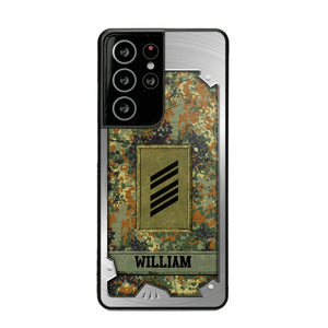 Personalized Solider/ Veteran German Phone Case Printed DMDT1508